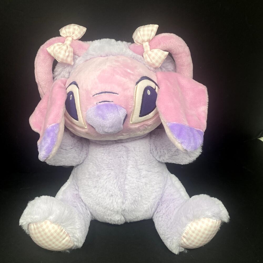 Disney Store Angel Plush Lilo & Stitch Bunny Easter Rabbit Costume Purple 12"